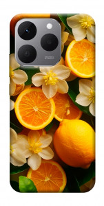 Чохол Лимони та квіти для Realme 15T