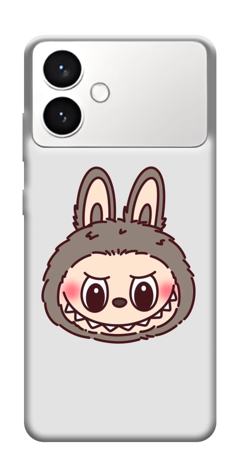 Чохол Labubu grey для Galaxy S26 Edge