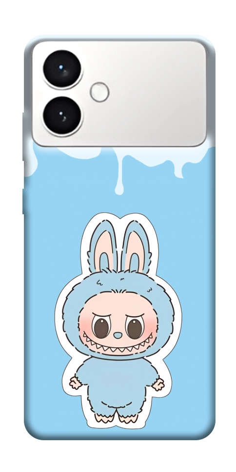 Чохол Labubu blue для Galaxy S26 Edge