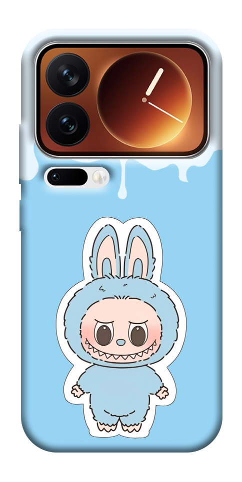 Чехол Labubu blue для Xiaomi 17 Pro