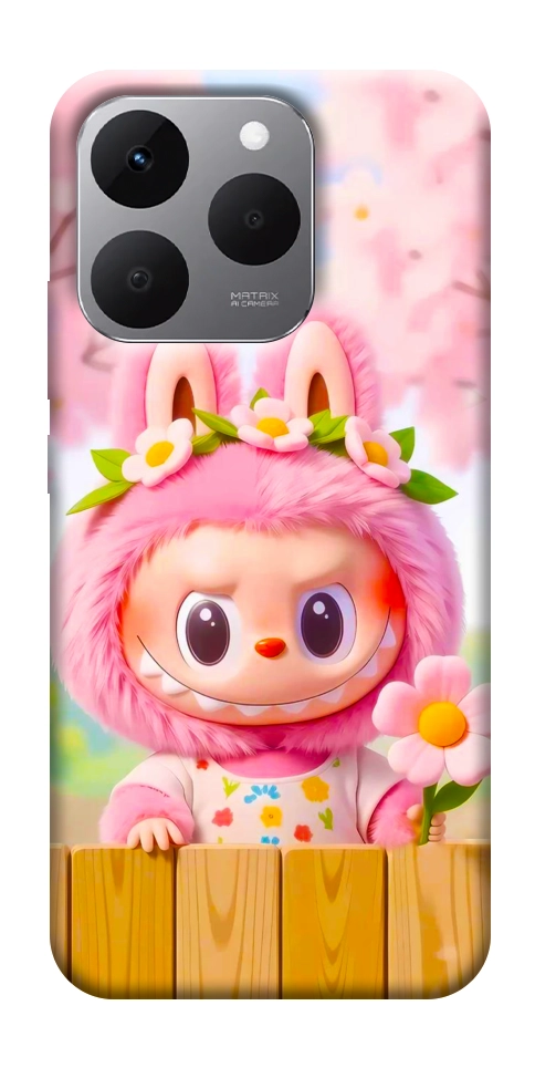 Чехол Labubu flower для Realme 15T