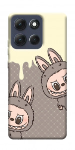 Чехол Labubu twins для Motorola Moto G86 Power