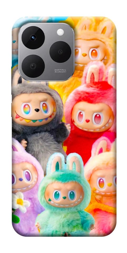 Чехол Rainbow labubu для Realme 15T