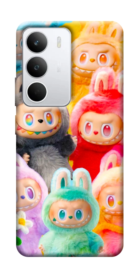 Чехол Rainbow labubu для Realme C71