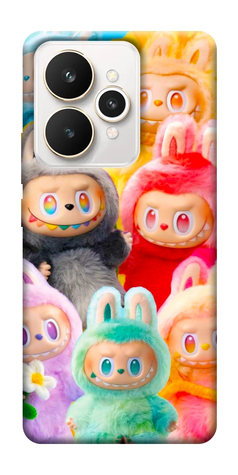 Чехол Rainbow labubu для Realme 15