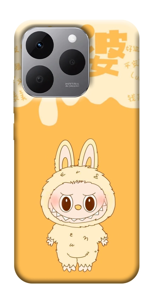 Чехол Yellow labubu для Realme 15T