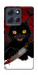 Чехол Horror lucky cat для Motorola Moto G86 Power