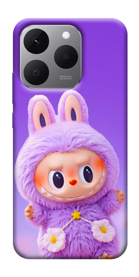 Чехол Labubu purple для Realme 15T
