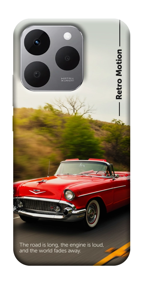 Чехол Retro auto для Realme 15T