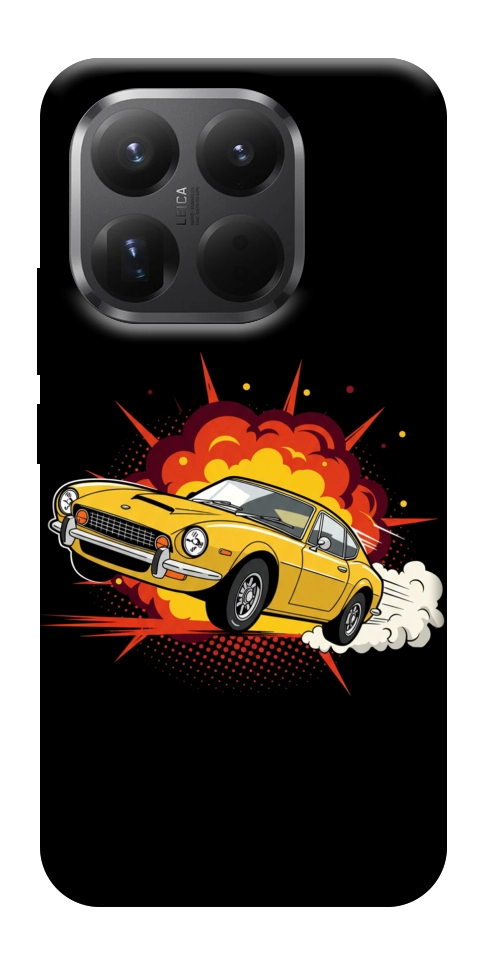 Чехол Retro comics car black для Xiaomi 15T Pro