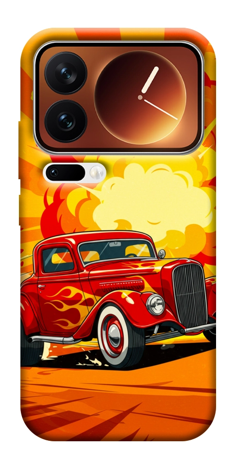 Чехол Retro comics car для Xiaomi 17 Pro