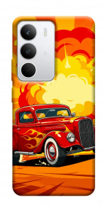 Чехол Retro comics car для Realme C71
