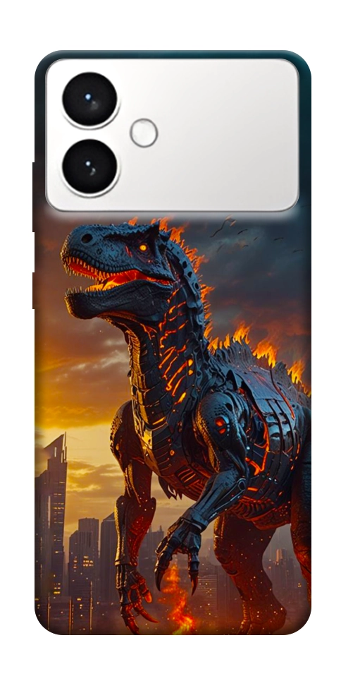Чехол Fire dino для Galaxy S26+