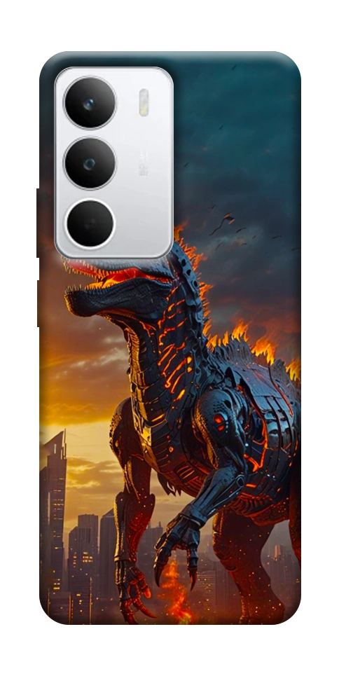 Чехол Fire dino для Realme C71