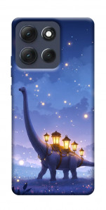 Чехол Lanterns dino для Motorola Moto G86 Power