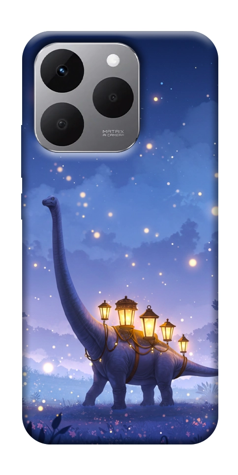 Чехол Lanterns dino для Realme 15T