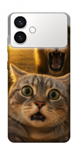 Чохол Shocked cat and lion для Galaxy S26 Edge
