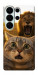 Чехол Shocked cat and lion для Galaxy S26 Ultra