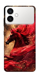 Чохол Red sparkles Horse для Galaxy S26+