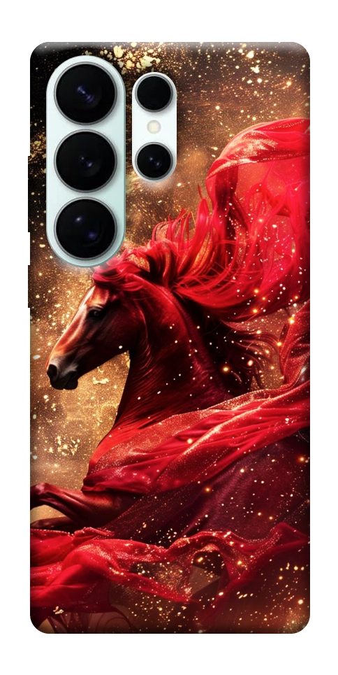 Чехол Red sparkles Horse для Galaxy S26 Ultra
