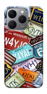 Чехол License plate для Realme 15T
