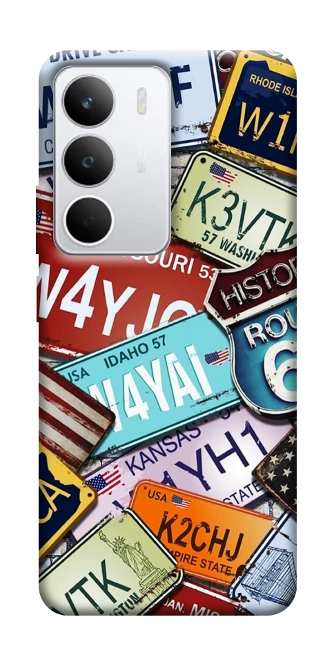 Чехол License plate для Realme C71
