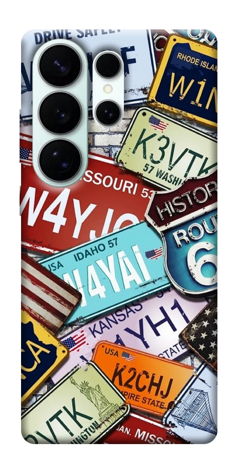 Чехол License plate для Galaxy S26 Ultra