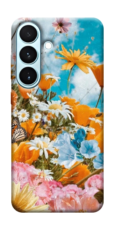 Чехол Летние цветы для Galaxy S26