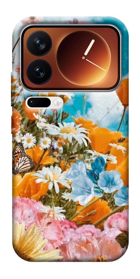 Чехол Летние цветы для Xiaomi 17 Pro
