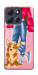 Чехол Girl and corgi для Motorola Moto G86 Power