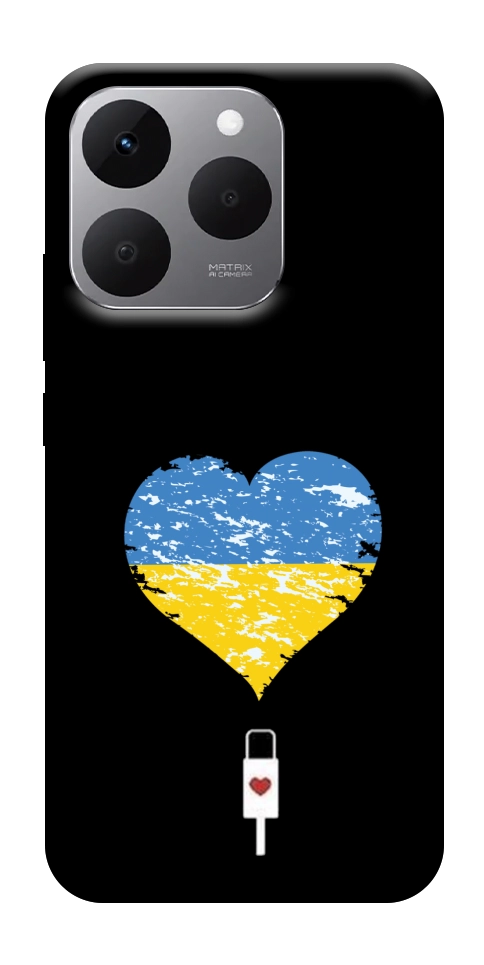 Чехол З Україною в серці для Realme 15T