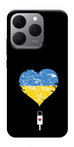 Чехол З Україною в серці для Realme 15T