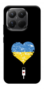 Чохол З Україною в серці для Xiaomi 15T Pro