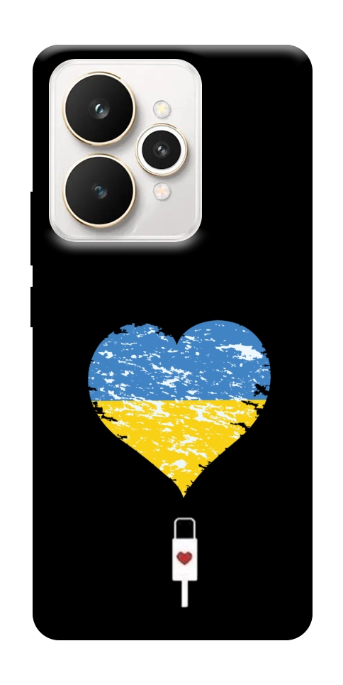 Чехол З Україною в серці для Realme 15