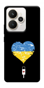 Чехол З Україною в серці для Realme 15