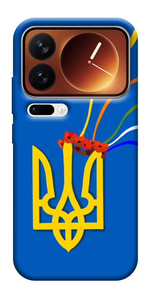 Чехол Квітучий герб для Xiaomi 17 Pro