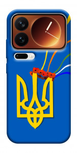 Чехол Квітучий герб для Xiaomi 17 Pro