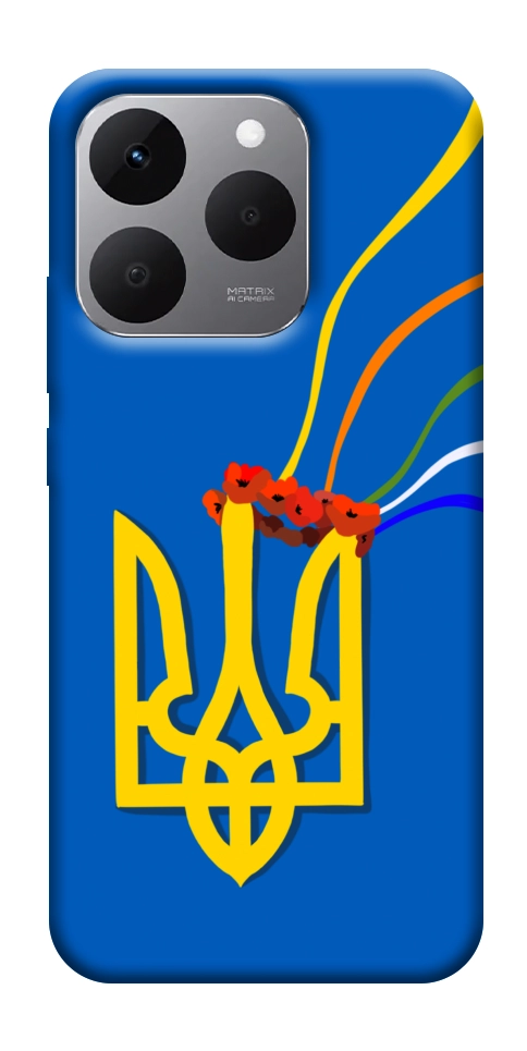 Чехол Квітучий герб для Realme 15T