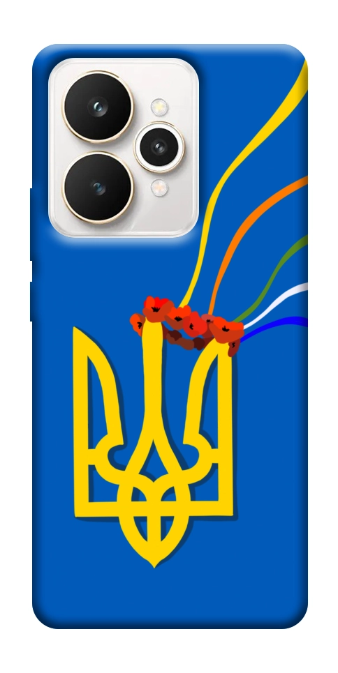 Чехол Квітучий герб для Realme 15