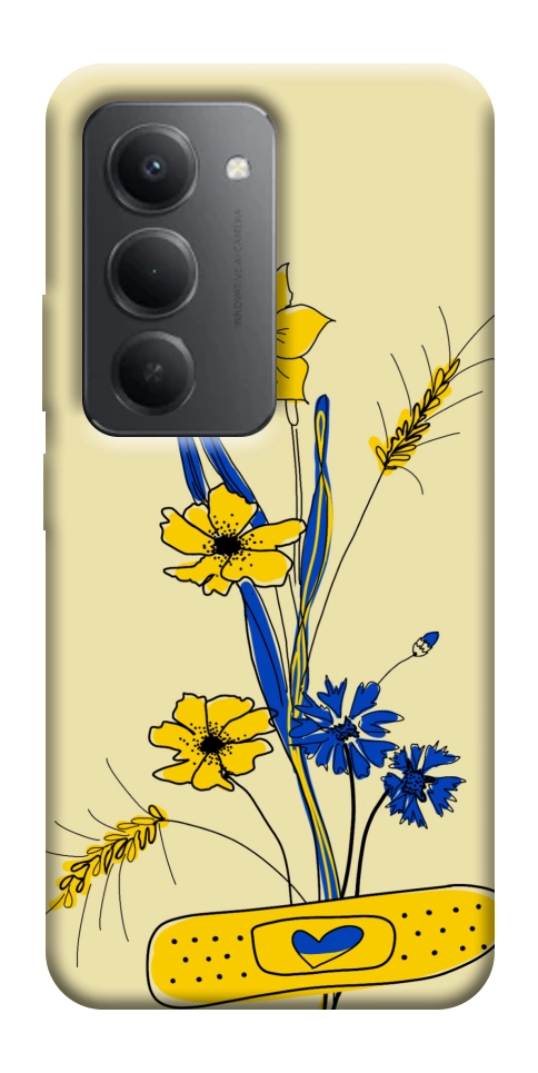 Чехол Українські квіточки для Xiaomi Redmi 15 (Global)