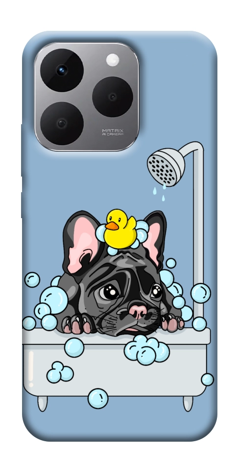 Чехол Dog in shower для Realme 15T