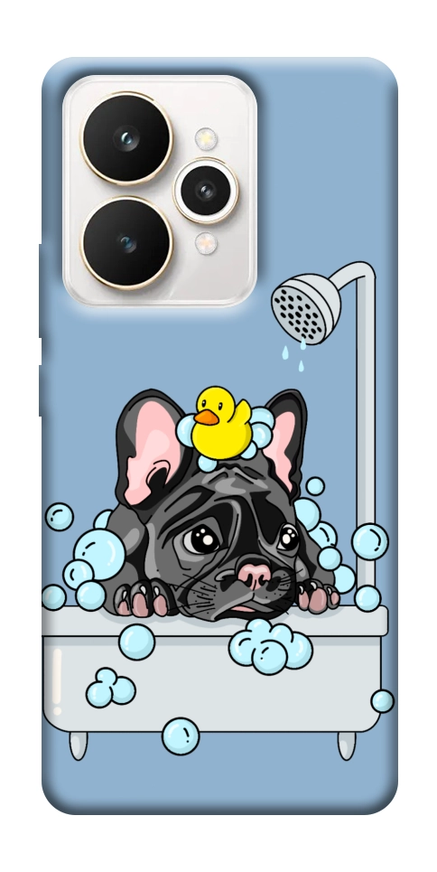 Чехол Dog in shower для Realme 15