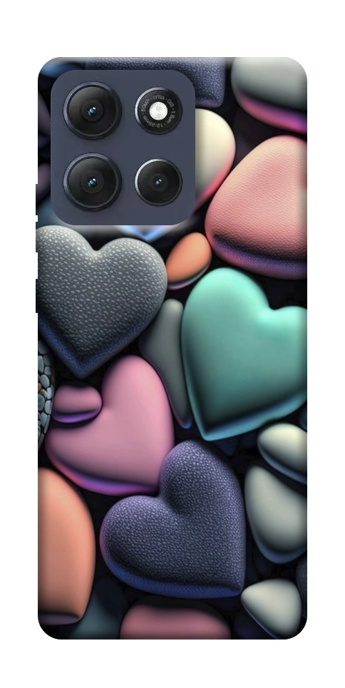 Чехол Каменные сердца для Motorola Moto G86 Power