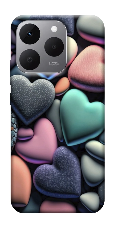 Чехол Каменные сердца для Realme 15T