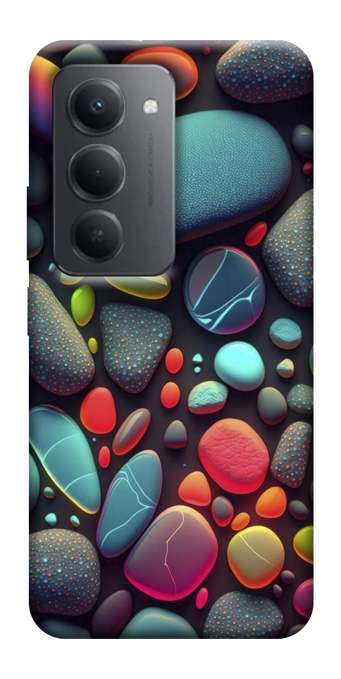 Чехол Разноцветные камни для Xiaomi Redmi 15 (Global)