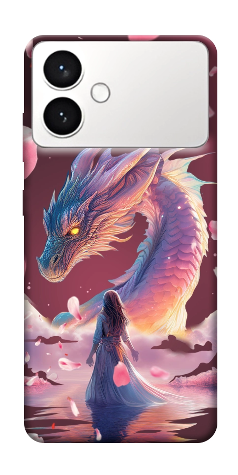 Чехол Girl and dragon для Galaxy S26+