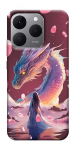 Чехол Girl and dragon для Realme 15T