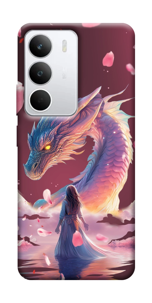 Чехол Girl and dragon для Realme C71