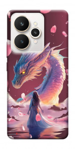 Чехол Girl and dragon для Realme 15