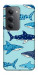 Чехол Shark pattern для Xiaomi Redmi 15 (Global)